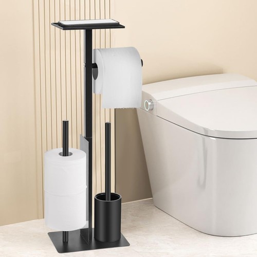 Free standing toilet roll - toilet,