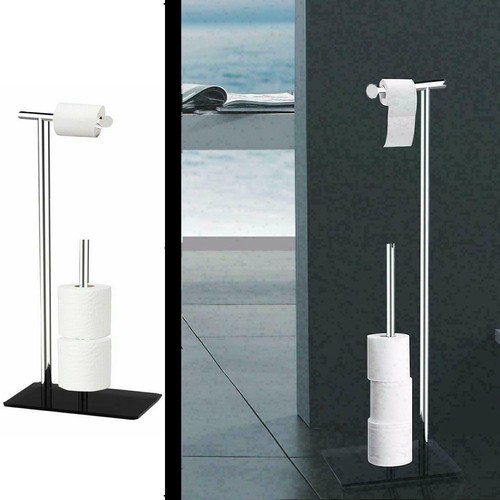 Free standing toilet - toilet, roll