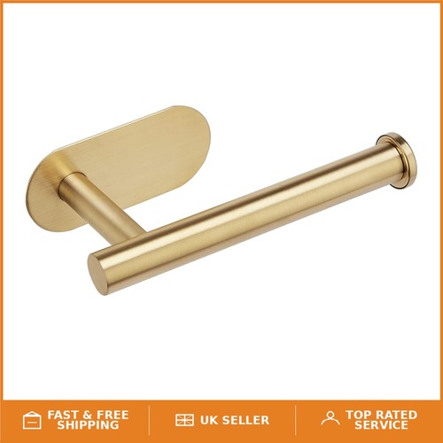 Chic brushed brass toilet roll - brass,