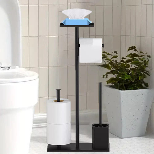 Freestanding toilet roll - toilet,