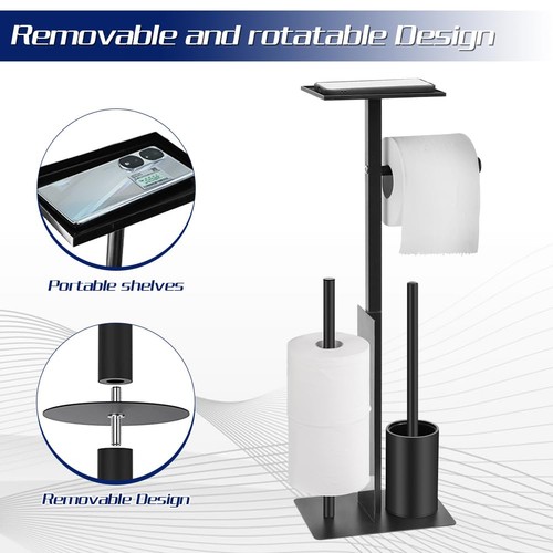 Toilet paper roll holder free - toilet,