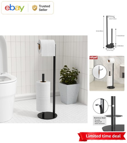 Black free standing - free, toilet