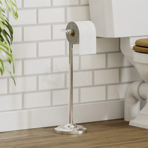 Toilet paper roll holder floor - holder,