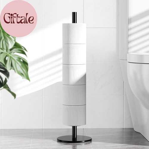 Black toilet paper holder - black,
