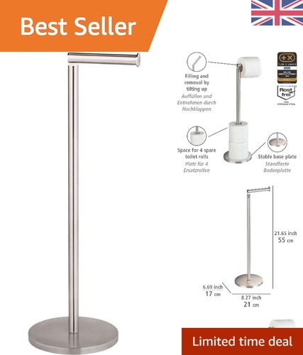 Stainless steel toilet roll - stainless,